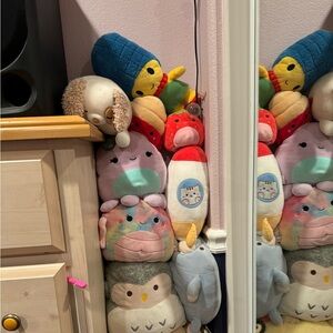 Squishmallows + other plushies